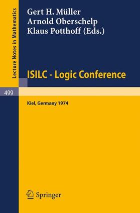 Müller / Potthoff / Oberschelp |  ISILC - Logic Conference | Buch |  Sack Fachmedien