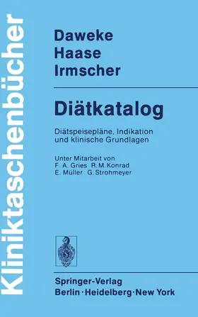 Daweke / Haase / Irmscher |  Diätkatalog | Buch |  Sack Fachmedien