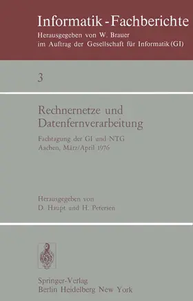 Haupt / Petersen |  Rechnernetze und Datenfernverarbeitung | Buch |  Sack Fachmedien