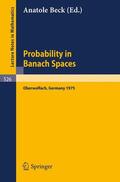Beck |  Probability in Banach Spaces | Buch |  Sack Fachmedien