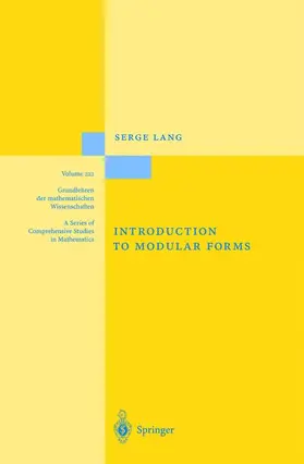 Lang |  Introduction to Modular Forms | Buch |  Sack Fachmedien