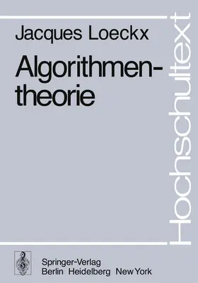 Loeckx | Algorithmentheorie | Buch | 978-3-540-07933-0 | www.sack.de