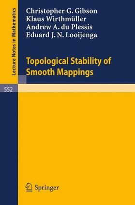 Gibson / Wirthmüller / Du Plessis | Topological Stability of Smooth Mappings | Buch | 978-3-540-07997-2 | sack.de