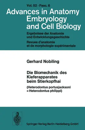 Nobiling |  Die Biomechanik des Kieferapparates beim Stierkopfhai | Buch |  Sack Fachmedien