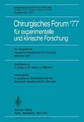 Junghanns |  Chirurgisches Forum ¿77 für experimentelle und klinische Forschung | Buch |  Sack Fachmedien