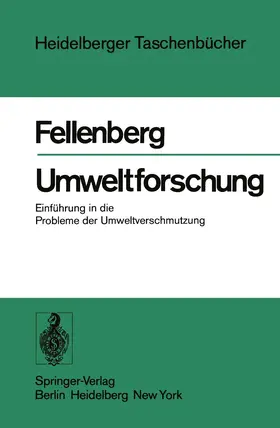 Fellenberg |  Umweltforschung | Buch |  Sack Fachmedien