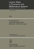 Rössler / Liebling |  Kombinatorische Entscheidungsprobleme: Methoden und Anwendungen | Buch |  Sack Fachmedien