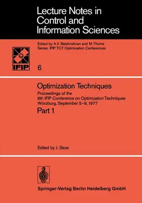 Stoer |  Optimization Techniques | Buch |  Sack Fachmedien