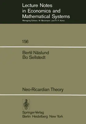 Näslund / Sellstedt |  Neo-Ricardian Theory | Buch |  Sack Fachmedien