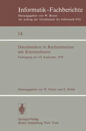 Holler / Stucky |  Datenbanken in Rechnernetzen mit Kleinrechnern | Buch |  Sack Fachmedien