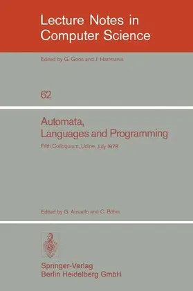Böhm / Ausiello |  Automata, Languages and Programming | Buch |  Sack Fachmedien