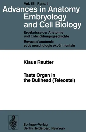 Reutter | Taste Organ in the Bullhead (Teleostei) | Buch | 978-3-540-08880-6 | www.sack.de