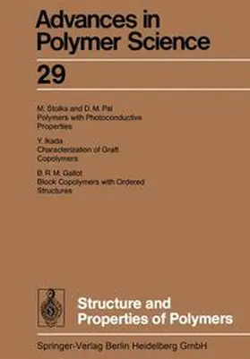 Abe / Albertsson / Dusek |  Structure and Properties of Polymers | Buch |  Sack Fachmedien