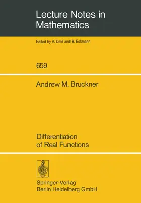 Bruckner |  Differentiation of Real Functions | Buch |  Sack Fachmedien