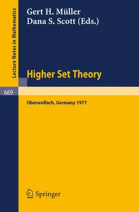 Scott / Müller |  Higher Set Theory | Buch |  Sack Fachmedien