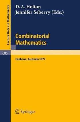 Seberry / Holton | Combinatorial Mathematics | Buch | 978-3-540-08953-7 | sack.de