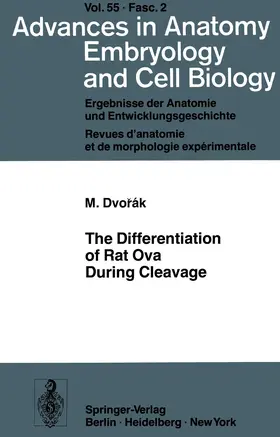 Dvorak |  The Differentiation of Rat Ova During Cleavage | Buch |  Sack Fachmedien