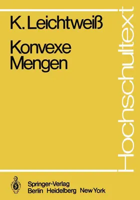 Leichtweiß |  Konvexe Mengen | Buch |  Sack Fachmedien