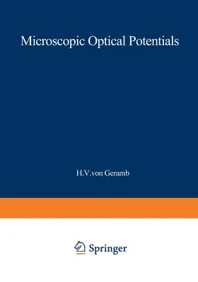 Geramb |  Microscopic Optical Potentials | Buch |  Sack Fachmedien