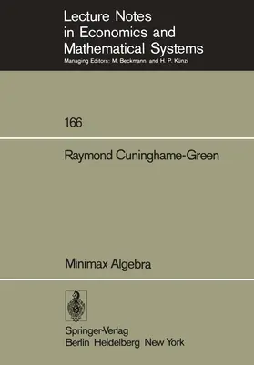 Cuninghame-Green |  Minimax Algebra | Buch |  Sack Fachmedien