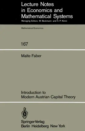 Faber |  Introduction to Modern Austrian Capital Theory | Buch |  Sack Fachmedien
