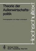 Luckenbach |  Theorie der Außenwirtschaftspolitik | Buch |  Sack Fachmedien