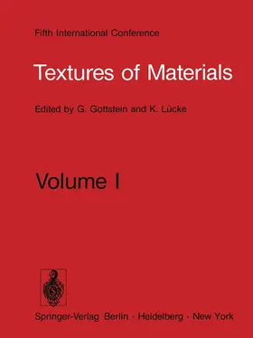 Gottstein / Lücke |  Textures of Materials | Buch |  Sack Fachmedien