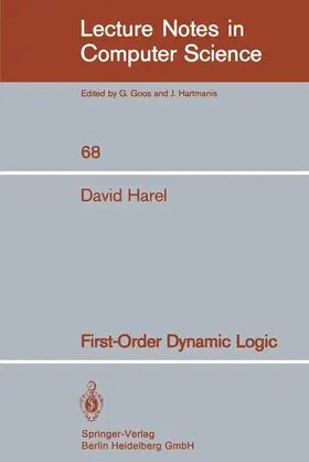 Harel |  First-Order Dynamic Logic | Buch |  Sack Fachmedien