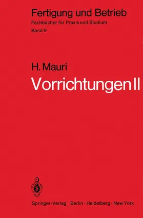 Mauri |  Vorrichtungen II | Buch |  Sack Fachmedien