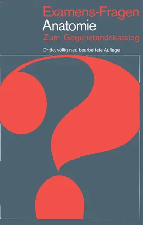 Frick / Leonhardt / Schiebler |  Examens-Fragen Anatomie | Buch |  Sack Fachmedien