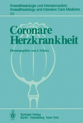Schara |  Coronare Herzkrankheit | Buch |  Sack Fachmedien