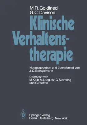Goldfried / Davison / Brengelmann |  Klinische Verhaltenstherapie | Buch |  Sack Fachmedien