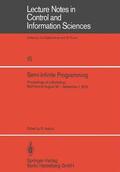 Hettich |  Semi-Infinite Programming | Buch |  Sack Fachmedien