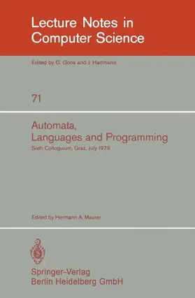 Maurer |  Automata, Languages, and Programming | Buch |  Sack Fachmedien