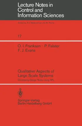Franksen / Evans / Falster |  Qualitative Aspects of Large Scale Systems | Buch |  Sack Fachmedien