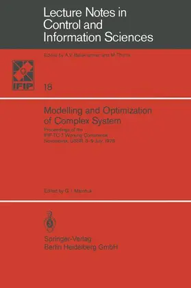 Marchuk |  Modelling and Optimization of Complex System | Buch |  Sack Fachmedien