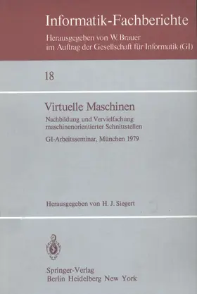 Siegert |  Virtuelle Maschinen | Buch |  Sack Fachmedien