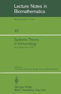 Bruni / Strom / Doria |  Systems Theory in Immunology | Buch |  Sack Fachmedien