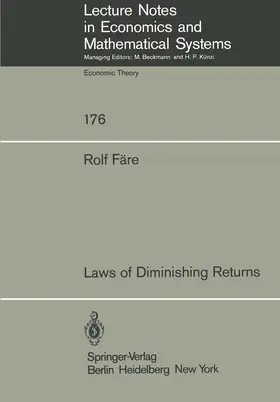 Färe | Laws of Diminishing Returns | Buch | 978-3-540-09744-0 | sack.de