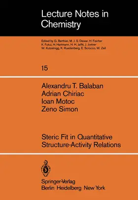 Balaban / Chiriac / Motoc |  Steric Fit in Quantitative Structure-Activity Relations | Buch |  Sack Fachmedien