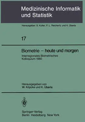 Überla / Köpcke |  Biometrie - heute und morgen | Buch |  Sack Fachmedien
