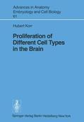 Korr |  Proliferation of Different Cell Types in the Brain | Buch |  Sack Fachmedien