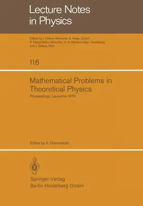Osterwalder |  Mathematical Problems in Theoretical Physics | Buch |  Sack Fachmedien