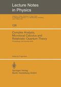 Iagolnitzer |  Complex Analysis, Microlocal Calculus and Relativistic Quantum Theory | Buch |  Sack Fachmedien