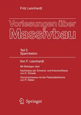 Leonhardt |  Vorlesungen über Massivbau | Buch |  Sack Fachmedien