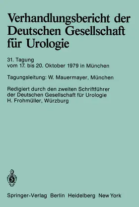 Frohmüller / Mauermayer |  31. Tagung 17. bis 20. Oktober 1979, München | Buch |  Sack Fachmedien
