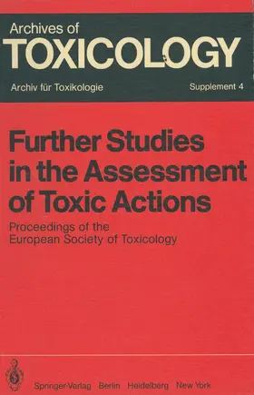 Chambers / Klinger |  Further Studies in the Assessment of Toxic Actions | Buch |  Sack Fachmedien