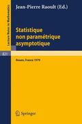Raoult |  Statistique non Parametrique Asymptotique | Buch |  Sack Fachmedien