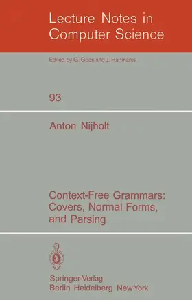 Nijholt |  Context-Free Grammars | Buch |  Sack Fachmedien