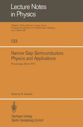 Zawadzki |  Narrow Gap Semiconductors Physics and Applications | Buch |  Sack Fachmedien